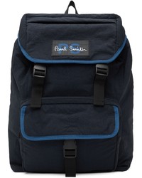 Ps By Paul Smith Navy Nylon Backpack