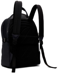 Ermenegildo Zegna Navy Technical Nylon Backpack