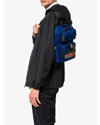 Prada Nylon And Saffiano Leather Backpack