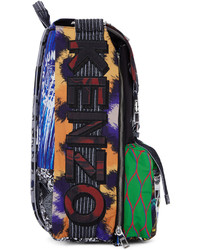 Kenzo Nylon Multi Print Backpack