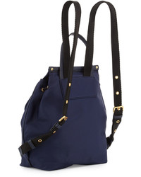 Marc Jacobs Patched Nylon Flap Backpack