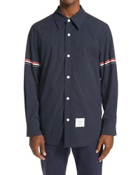 Thom Browne Snap Nylon Shirt Jacket