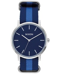 Nixon Porter Nylon Strap Watch 40mm