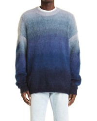 Off-White Diagonal Stripe Brushed Sweater