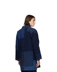 Blue Blue Japan Blue Patchwork Haori Coat