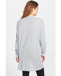 Bobeau Long Open Front Cardigan