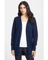 Tory Burch Lola Open Cashmere Cardigan Navy Small