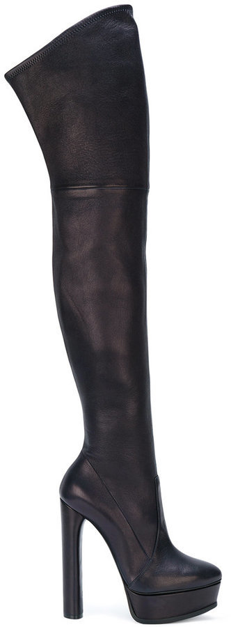 Casadei Over The Knee Boots, $1,500 | farfetch.com | Lookastic