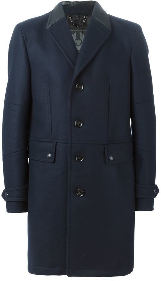 Belstaff Single Breasted Overcoat, $1,397 | farfetch.com | Lookastic