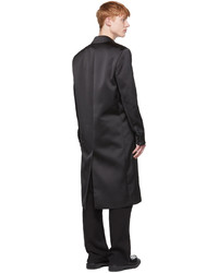 AMI Alexandre Mattiussi Black Polyester Coat