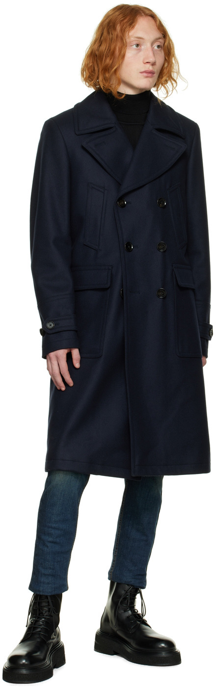 Belstaff Blue Milford Coat, $1,110 | SSENSE | Lookastic