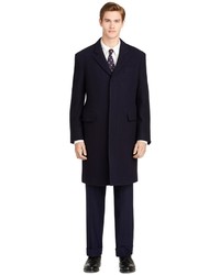 Brooks Brothers Navy Chesterfield Coat, $1,500 | Brooks Brothers ...