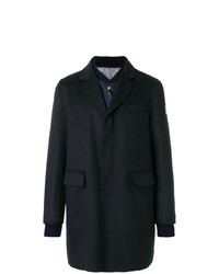 Moncler Gamme Bleu Chester Coat With Padded Jacket Insert
