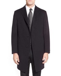 Hickey Freeman Classic Fit Cashmere Topcoat