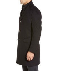 Corneliani Classic Fit Solid Wool Overcoat