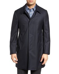 Hickey Freeman Classic Fit Wool Cashmere Traveler Topcoat