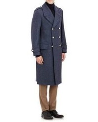 Crombie Double Breasted The Great Authentic Coat Blue