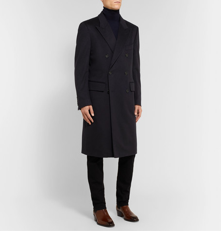 Tom Ford Double Breasted Cashmere Overcoat, $5,406 | MR PORTER | Lookastic