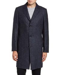 Nordstrom Signature Fit Solid Wool Blend Overcoat