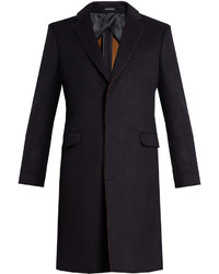 Alexander McQueen Frayed Edge Single Breasted Coat