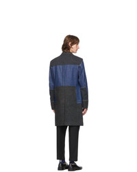 Junya Watanabe Indigo Levis Edition Denim And Wool Selvedge Coat