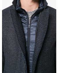 Herno Layered Single Breasted Coat