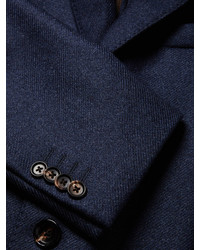 Luciano Barbera Wool Pocket Overcoat