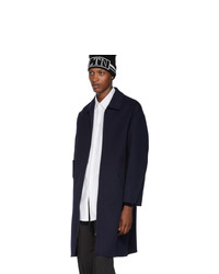 Valentino Navy Wool Coat