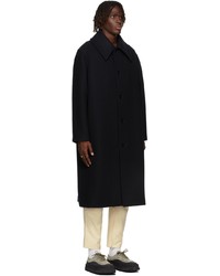 Jil Sander Navy Wool Coat