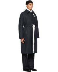 UNIFORME Navy Wool Loden Coat