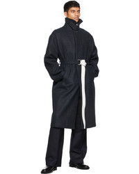 UNIFORME Navy Wool Loden Coat