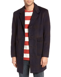 NATIVE YOUTH Ombre Plaid Overcoat