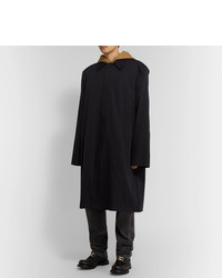 Balenciaga Oversized Cotton Twill Coat