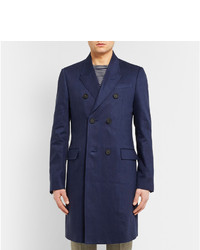 Burberry Prorsum Slim Fit Linen Overcoat
