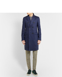 Burberry Prorsum Slim Fit Linen Overcoat
