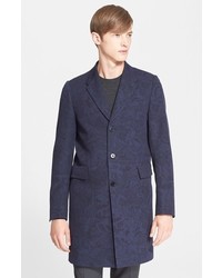 Paul Smith Ps Extra Trim Fit Print Canvas Topcoat