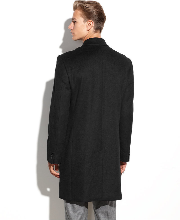 Kenneth Cole Reaction Raburn Wool Blend Over Coat Slim Fit, $350 