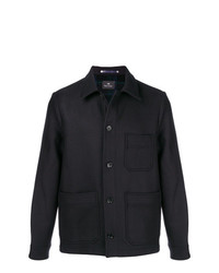 Ps By Paul Smith Single Breasted Fitted Coat
