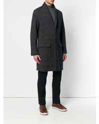 Eleventy Single Breasted Tweed Coat