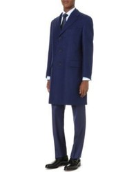 Canali Single Breasted Wool Overcoat