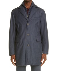 Canali Waterproof Wool Bib Coat