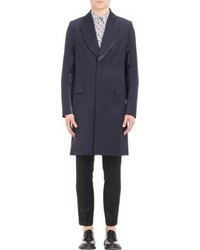 Paul Smith Worsted Top Coat Blue