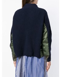 Sacai Oversized Colour Block Sweater