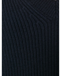 Stella McCartney Ribbed Oversized V Neck Sweater