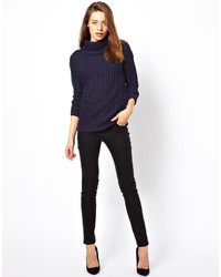 Vila Roll Neck Knitted Sweater