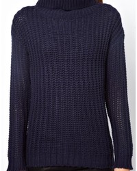 Vila Roll Neck Knitted Sweater