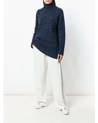 The Row Speckled Mock Neck Jumper