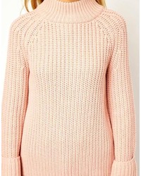 Asos Sweater With Rolled Back Sleeves