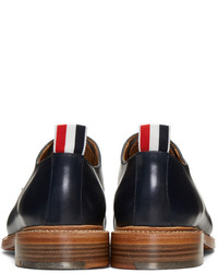 Thom Browne Navy Wholecut Bow Oxfords