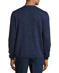 Etro Paisley Wool Crewneck Sweater
